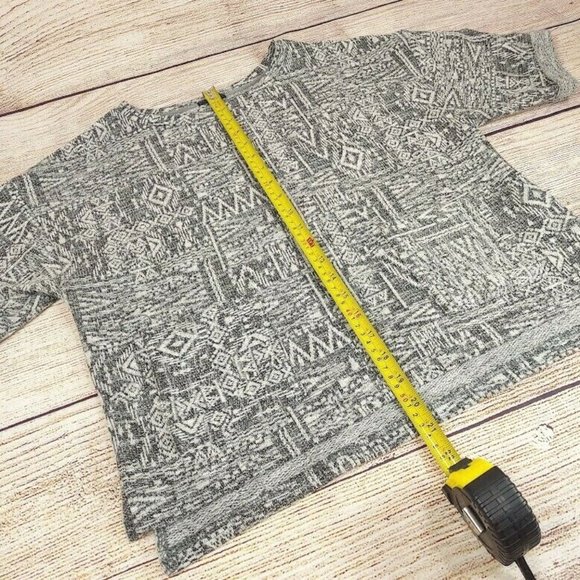 Forever 21 Women Short Sleeve Loose Shirt Tunic Blouse Top with Pockets Gray - Picture 5 of 9